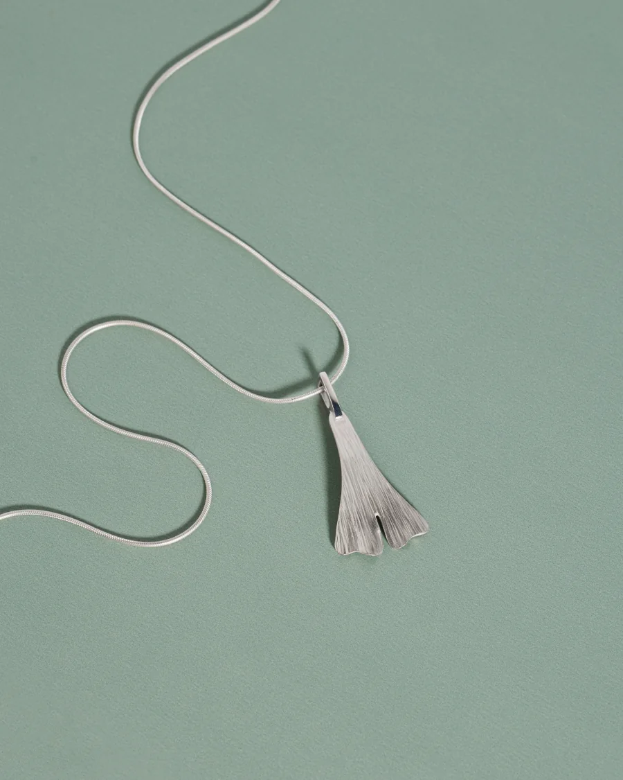 Ginkgoblatt, Silber