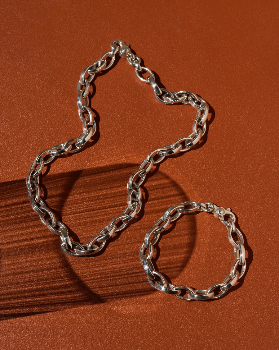 Gliederkette, Silber