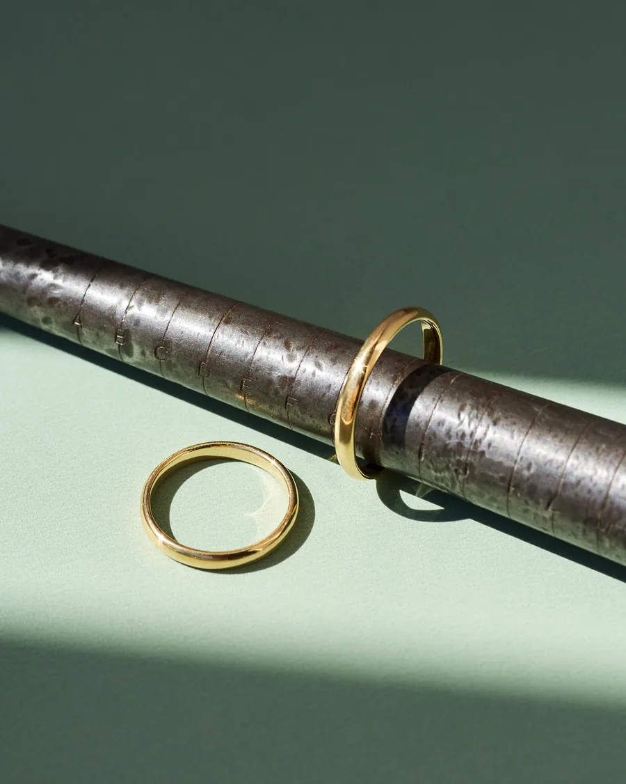 Eheringe, 18 kt Gelbgold